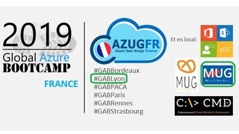 Global Azur Bootcamp le 27 avril 2019
